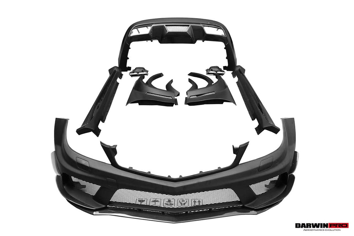 2012-2014 Mercedes Benz W204 Wide Full Body Kit DarwinPRO (BKSS) Fits C63 AMG Sedan