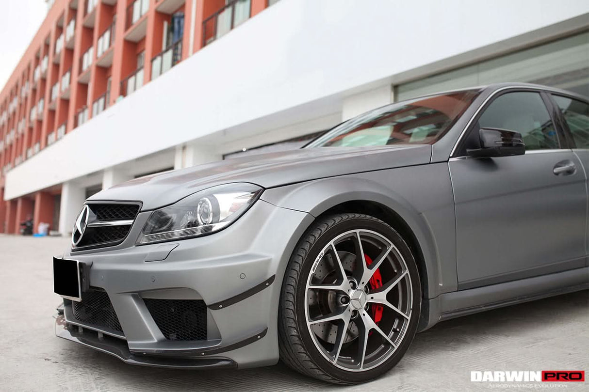 2012-2014 Mercedes Benz W204 Wide Full Body Kit DarwinPRO (BKSS) Fits C63 AMG Sedan