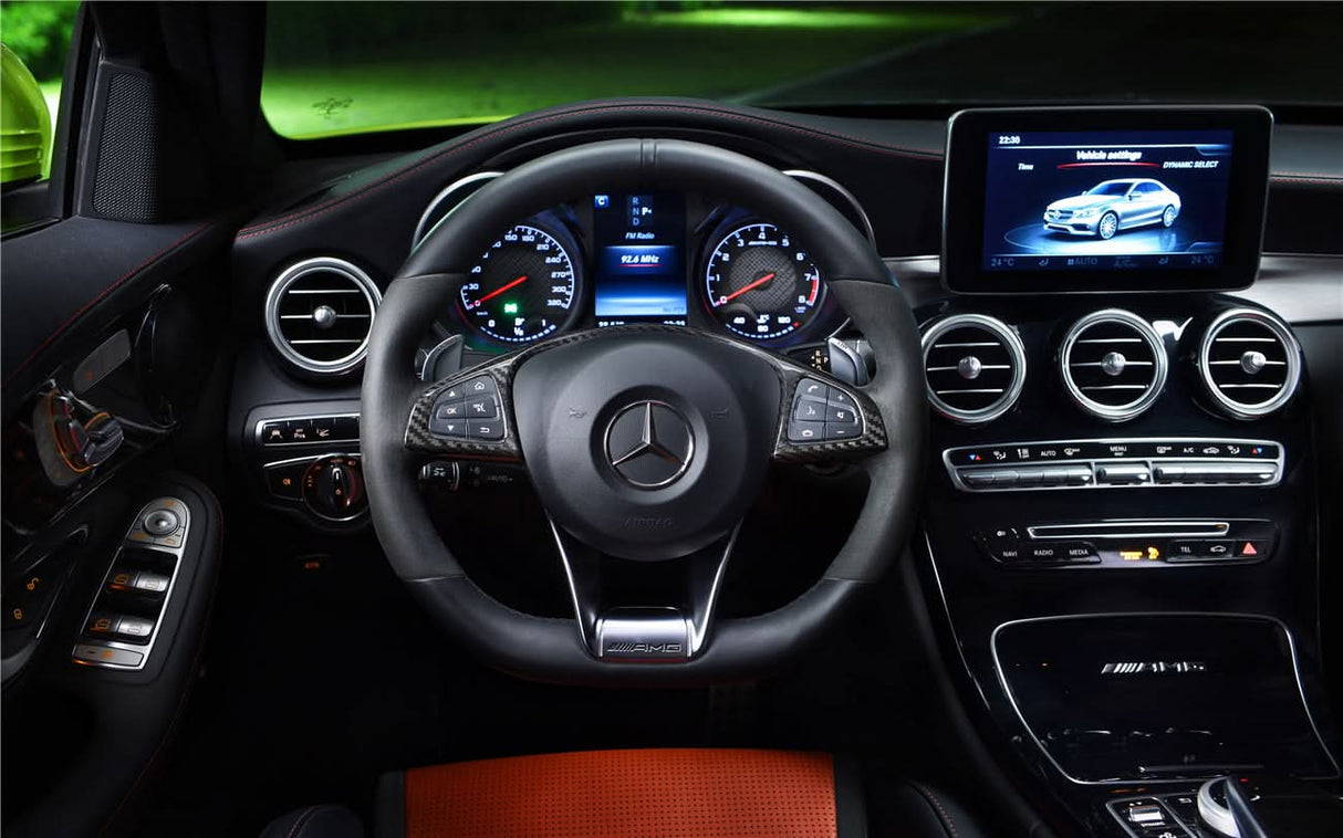 2015-2021 Mercedes Benz W205 C63 S AMG Sedan Dry Carbon Fiber Interior