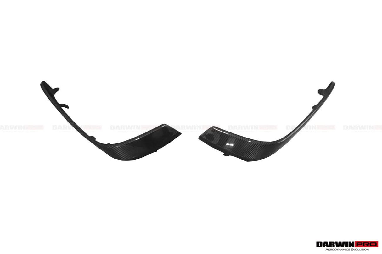 2015-2021 Mercedes Benz W205 C63 S AMG Carbon Fiber Front Canards