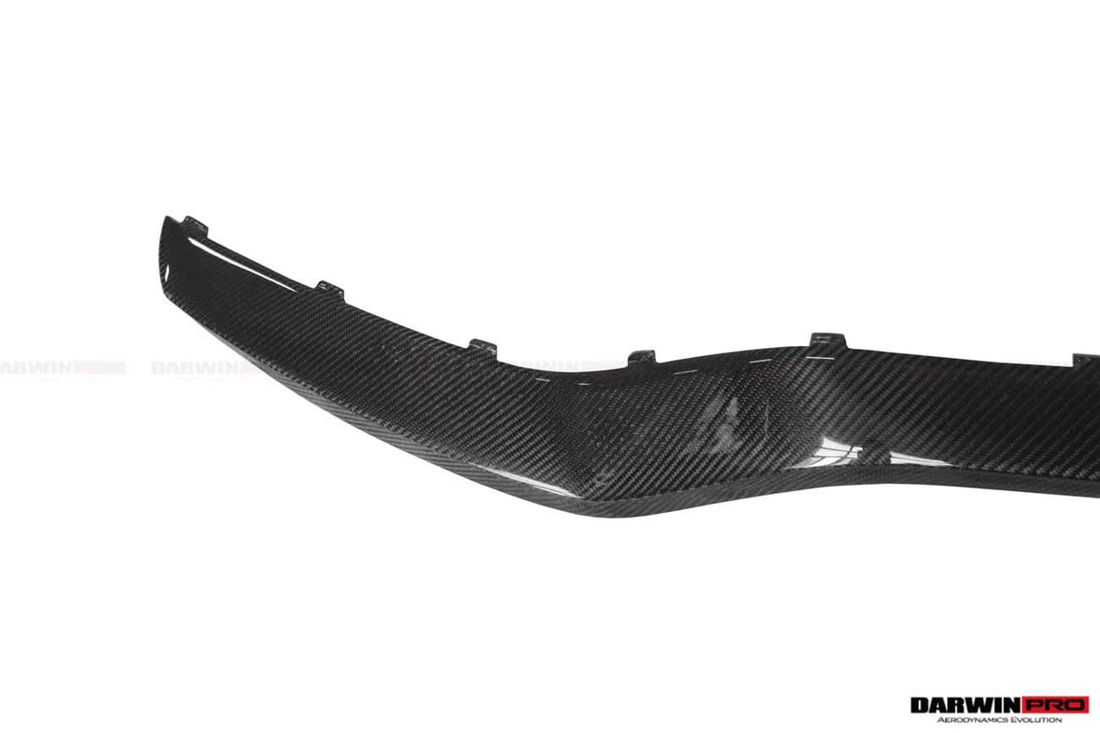 2015-2023 Mercedes Benz W205 C63 S AMG Carbon Fiber Front Bumper Trim Set (4pcs)