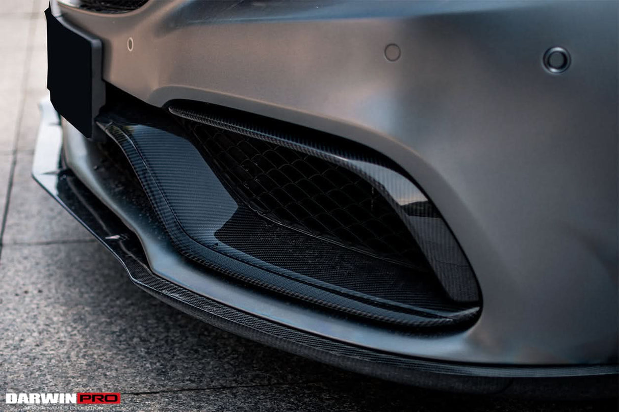 2015-2021 Mercedes Benz W205 C63 S AMG Coupe BKSS Style Carbon Fiber Front Lip