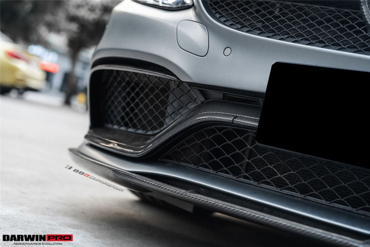 2015-2021 Mercedes Benz W205 C63 S AMG Sedan BKSS Style Carbon Fiber Front Lip