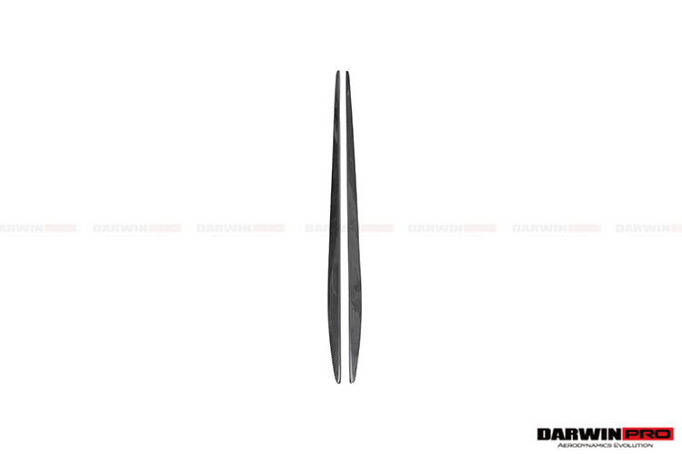 2015-2021 Mercedes Benz W205 C63 & S AMG Coupe Carbon Fiber Side Skirts Trim