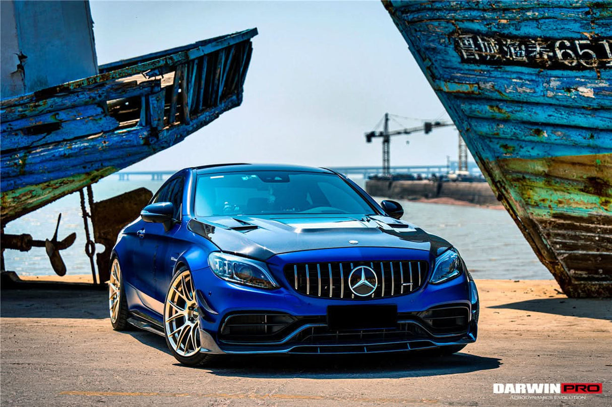 DarwinPRO 2015-2021 Mercedes Benz W205 C63 & S AMG IMP Performance Partial Carbon Fiber Hood