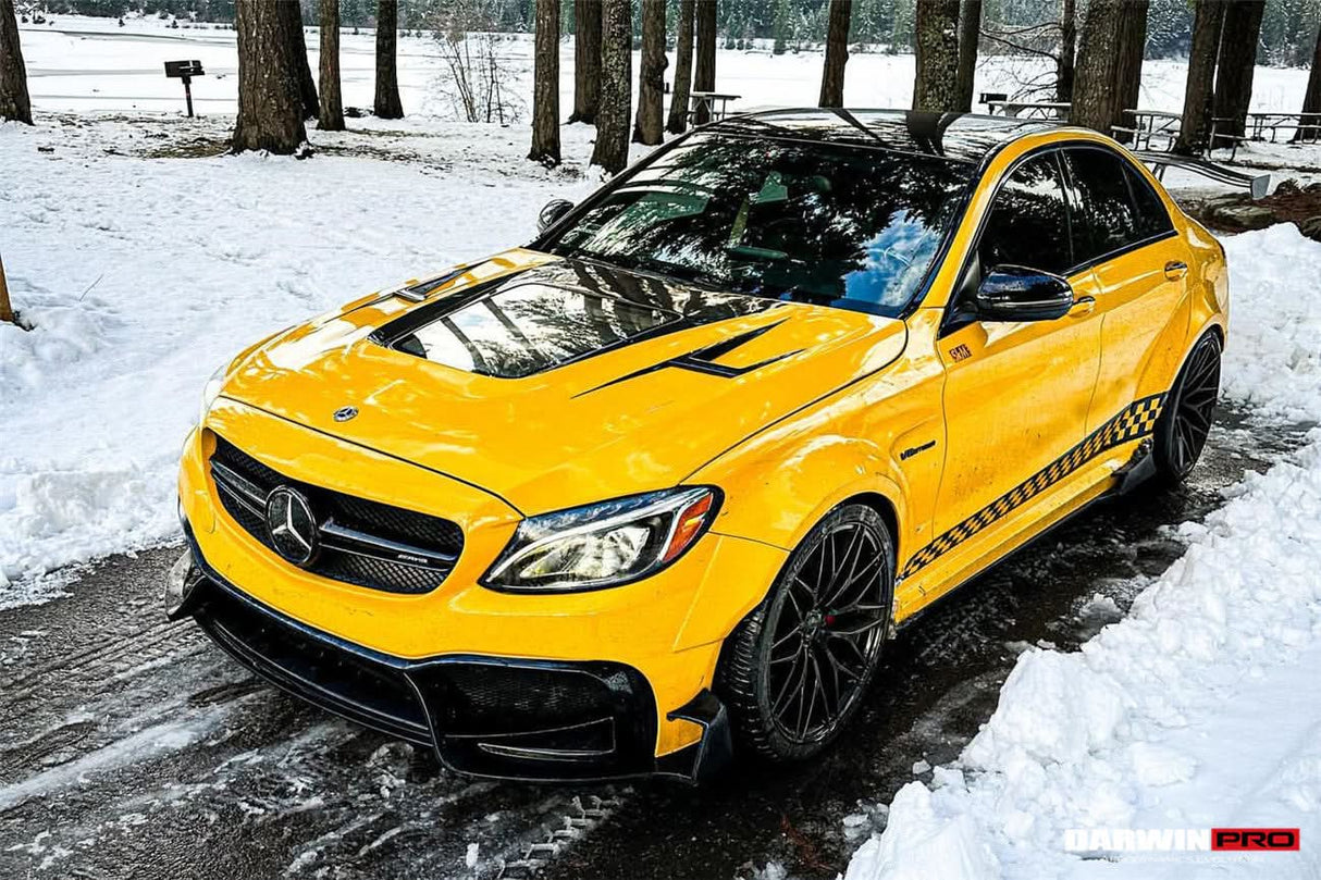 DarwinPRO 2015-2021 Mercedes Benz W205 C63 & S AMG IMP Performance Partial Carbon Fiber Hood