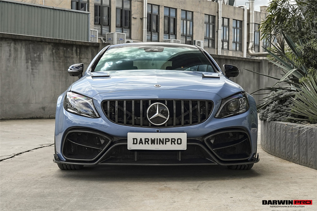 2016-2023 Mercedes Benz W205 C Class Coupe Front Bumper Set DarwinPRO (iMP Design) | Fit C300, C400, C43AMG