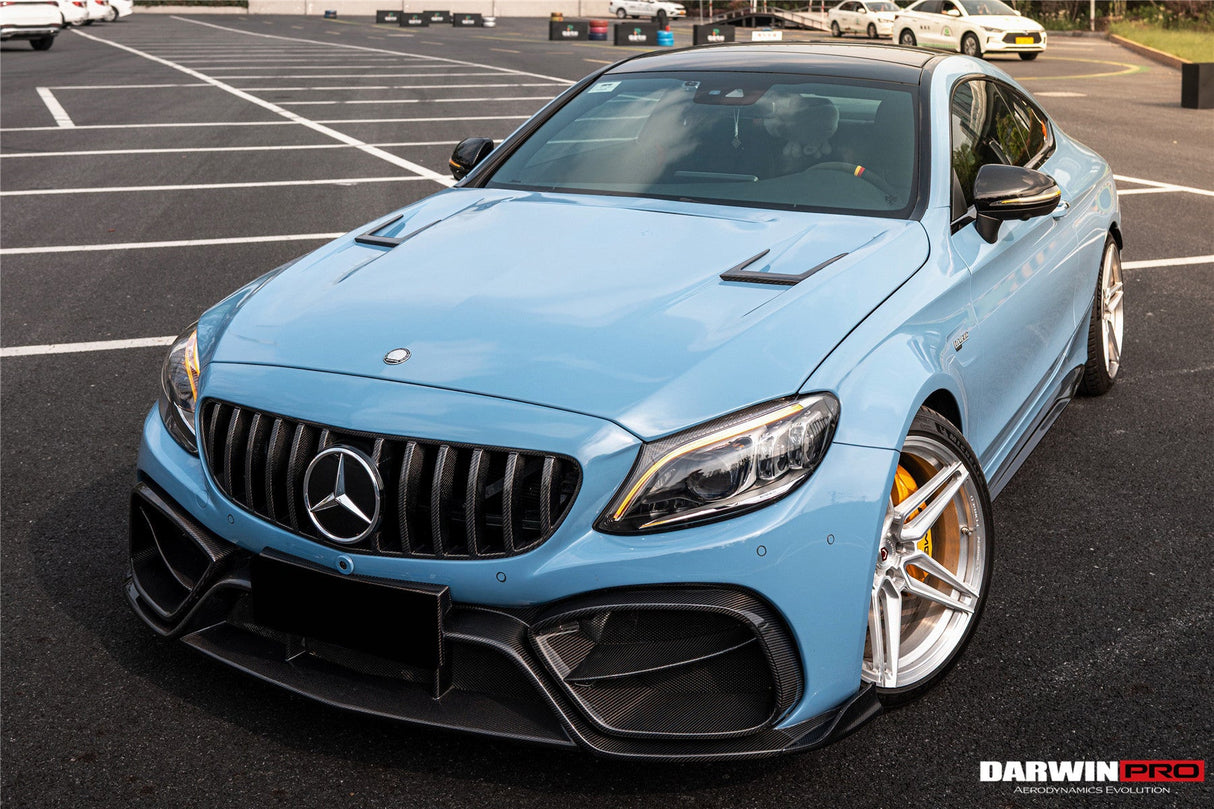 2016-2023 Mercedes Benz W205 C Class Coupe Front Bumper Set DarwinPRO (iMP Design) | Fit C300, C400, C43AMG