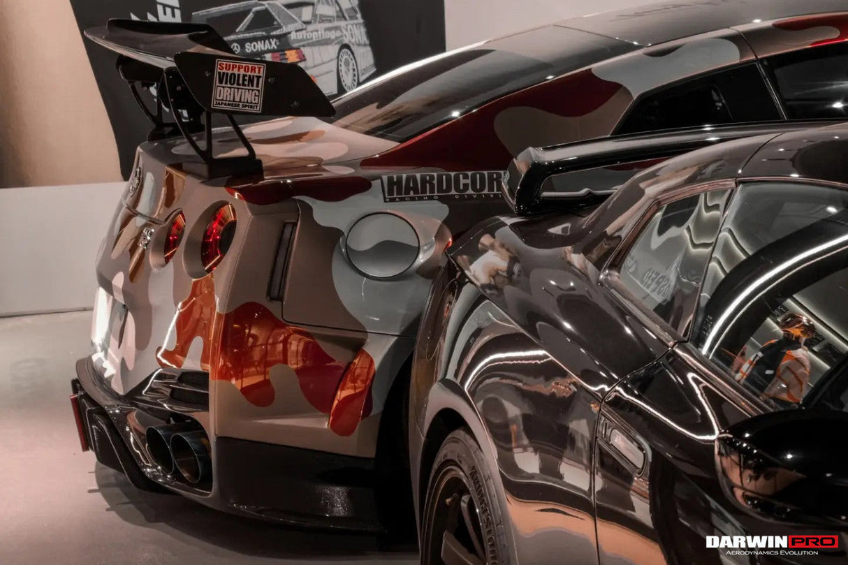 DarwinPRO 2008-2023 Nissan GTR R35 CBA DBA EBA BKSSII Style Partial Carbon Fiber Full Wide Body Kit