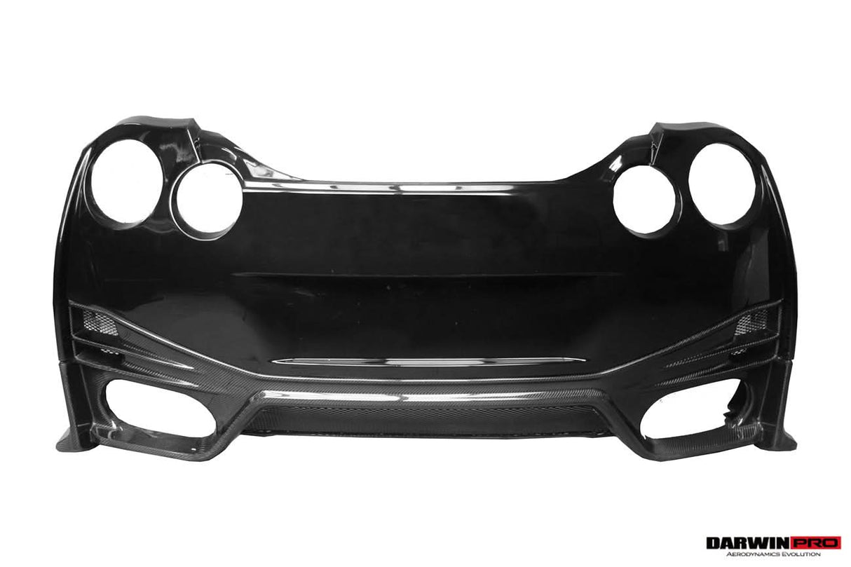 DarwinPRO 2008-2023 Nissan GTR R35 CBA DBA EBA NSM Style Partial Carbon Fiber Rear Bumper