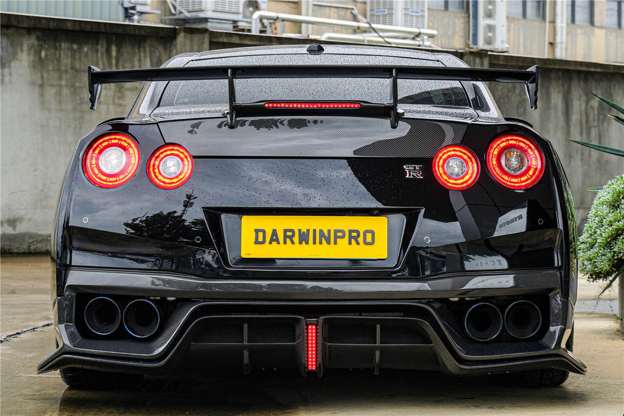 2017-2023 Nissan GTR R35 EBA Carbon Fiber Rear Diffuser DarwinPRO (BKSS)