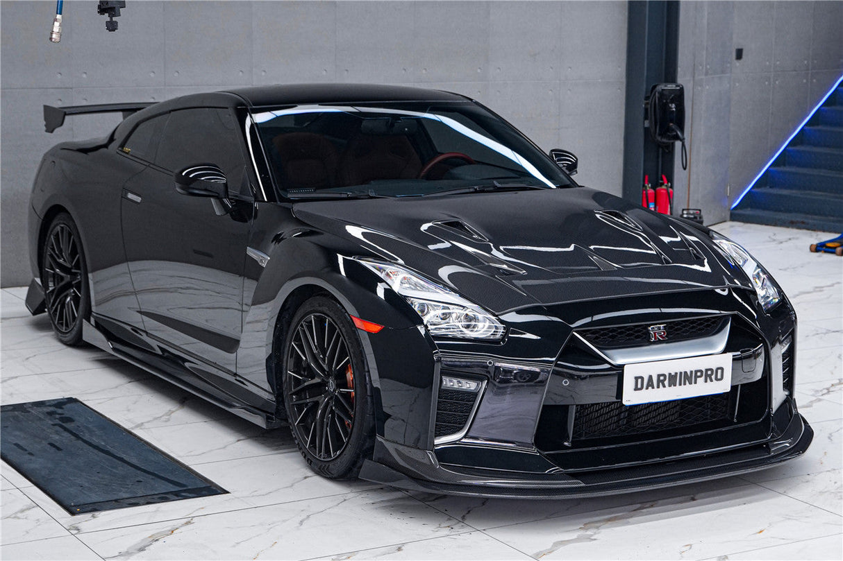 2008-2023 Nissan GTR R35 EBA BKSS Style Carbon Fiber Side Skirts