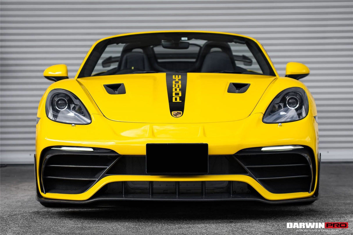 DarwinPRO 2012-2025 Porsche 718 And 981 Cayman And Boxster GT2RS Style Carbon Fiber Hood