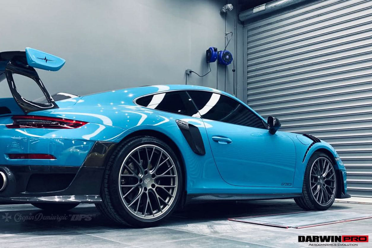 DarwinPRO 2016-2019 Porsche 911 991.2 Carrera S GT2RS-Style GT2RS Carbon Fiber Side Skirts