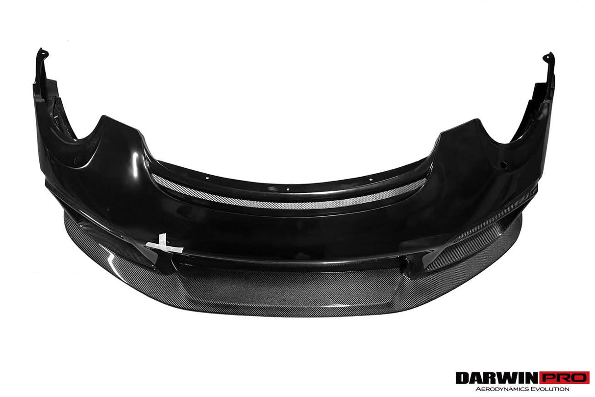 DarwinPRO 2016-2019 Porsche 911 991.2 Carrera & Targa 4 & 4S & GT3 Convert GT2RS Style Partial Carbon Fiber Front Bumper