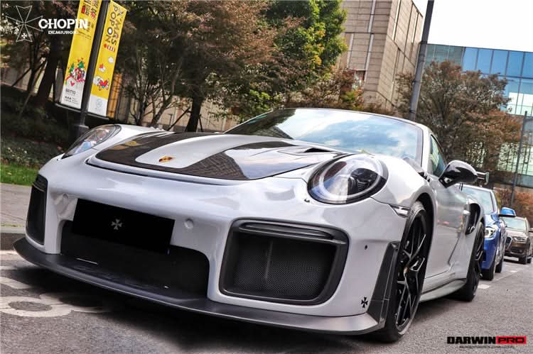 DarwinPRO 2016-2019 Porsche 911 991.2 Carrera S GT2RS-Style Partial Carbon Fiber Full Body Kit