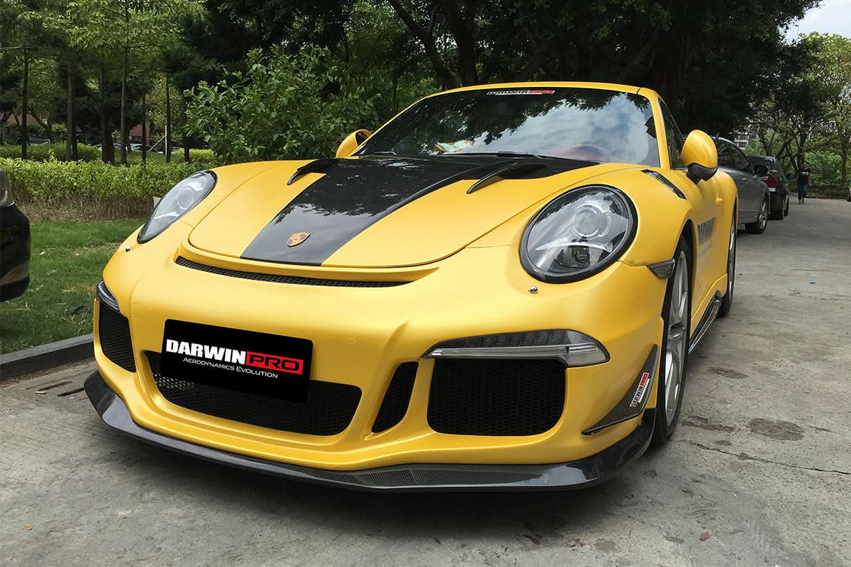 2012-2015 Porsche 911 991.1 Carrera Targa S 4 4S GT3 Style Front Bumper Canards
