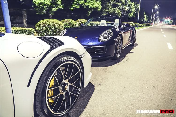 2016-2019 Porsche 911 991.2 Turbo S GT3RS Style Partial Carbon Fiber Fender