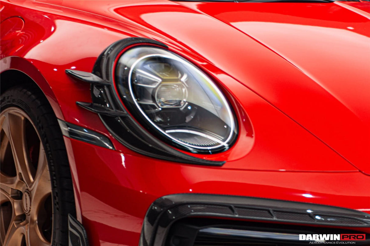2019-UP Porsche 911 992 Headlight Eyelid Eyebrow Cover DarwinPRO (BKSSII) Fits Carrera, S, 4, 4S, Targa, Cabriolet
