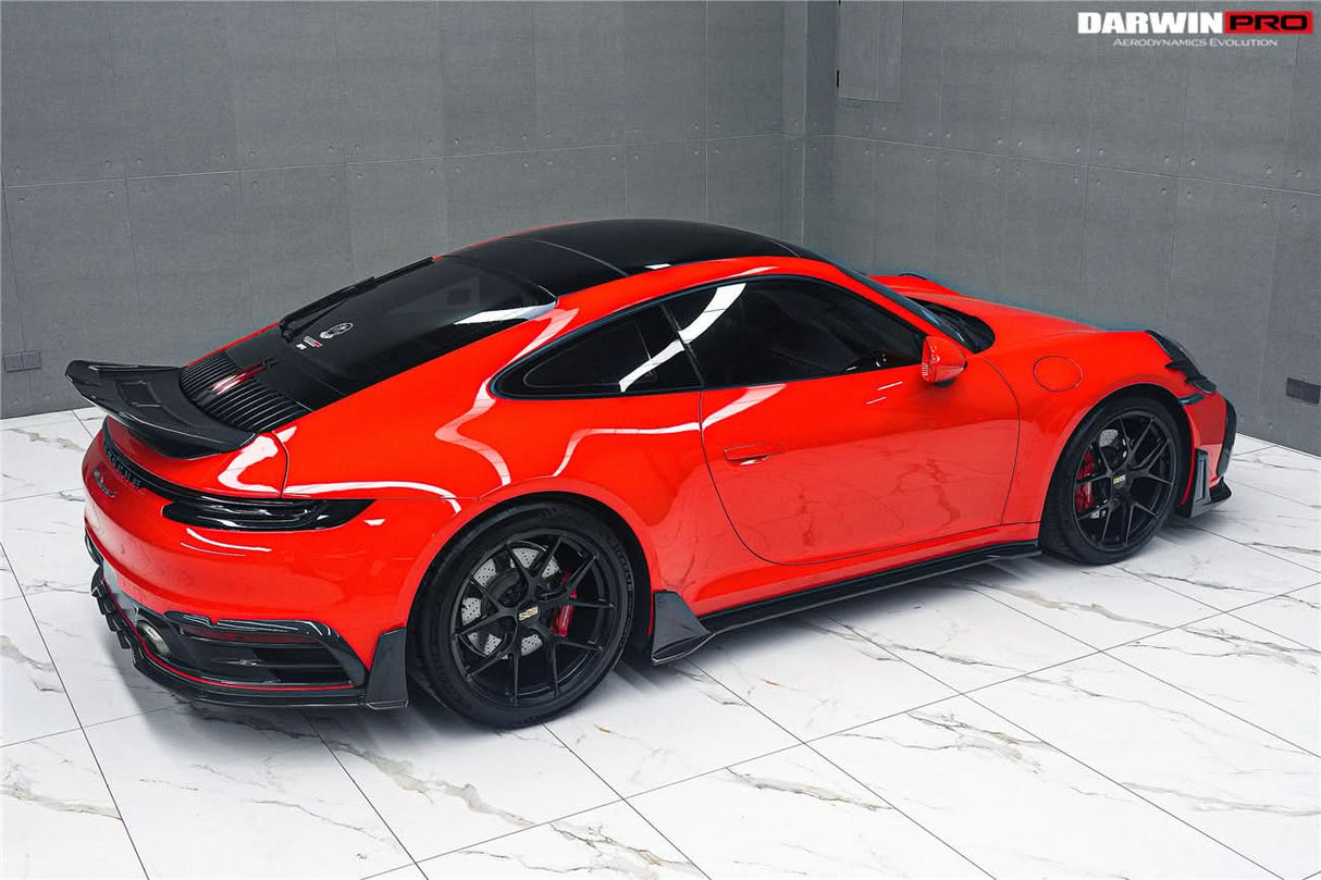 2019-2024 Porsche 911 992 Carbon Fiber Rear Lip DarwinPRO (BKSSII) Fits Carrera, S, 4, 4S, Targa, Cabriolet