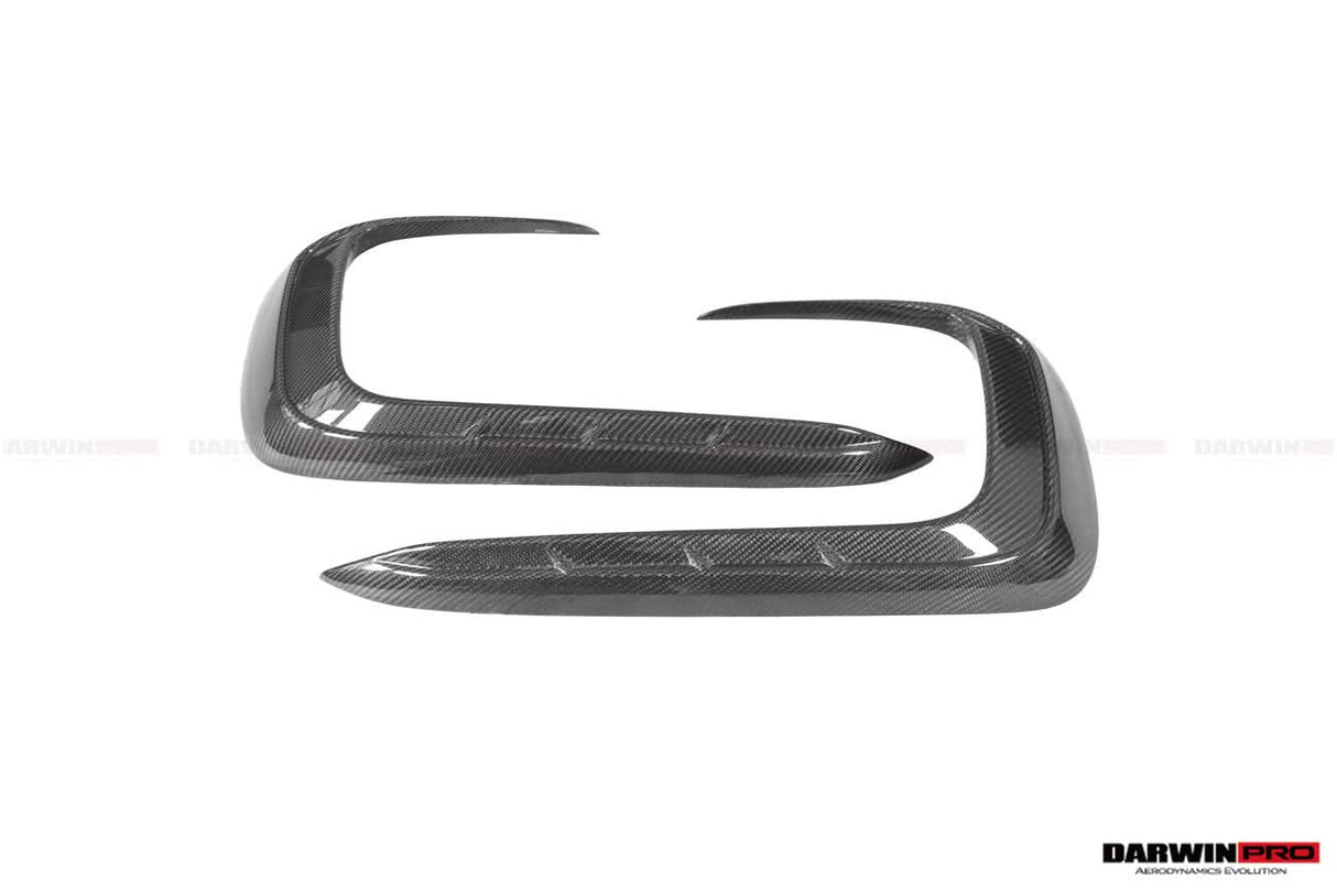 Darwinpro 2019-2024 Porsche 911 992 Carrera 4 4S Targa Cabriolet BKSSII Style Front Bumper Vent Trims