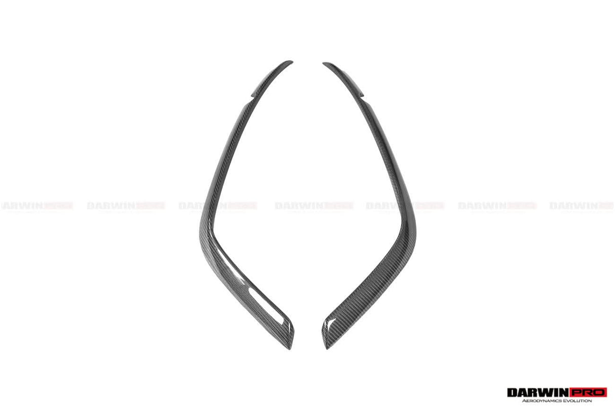 2019-2024 Porsche 911 992 SD-Sport Design Model Carbon Fiber Rear Bumper Vent Trims DarwinPRO (BKSSII) Fits Carrera, S, 4, 4S, Targa, Cabriolet