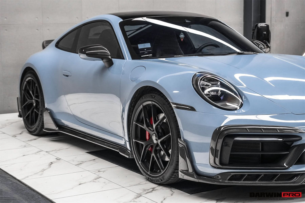DarwinPRO 2019-2024 Porsche 911 992 Carrera S 4 4S Targa Cabriolet BKSSII Style Side Skirts