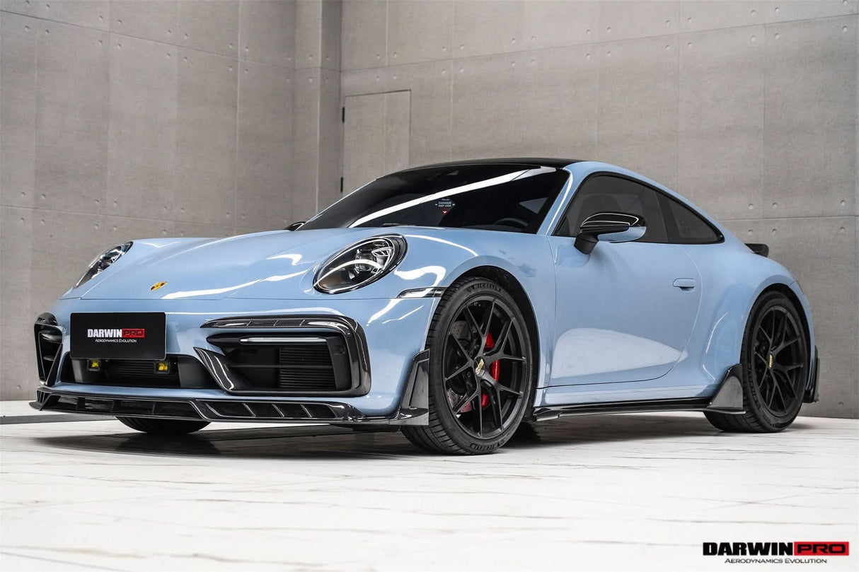 DarwinPRO 2019-2024 Porsche 911 992 Carrera & 4 & 4S & Targa & Cabriolet SD-Sport Design Model BKSSII Style Front Bumper Vent Trims