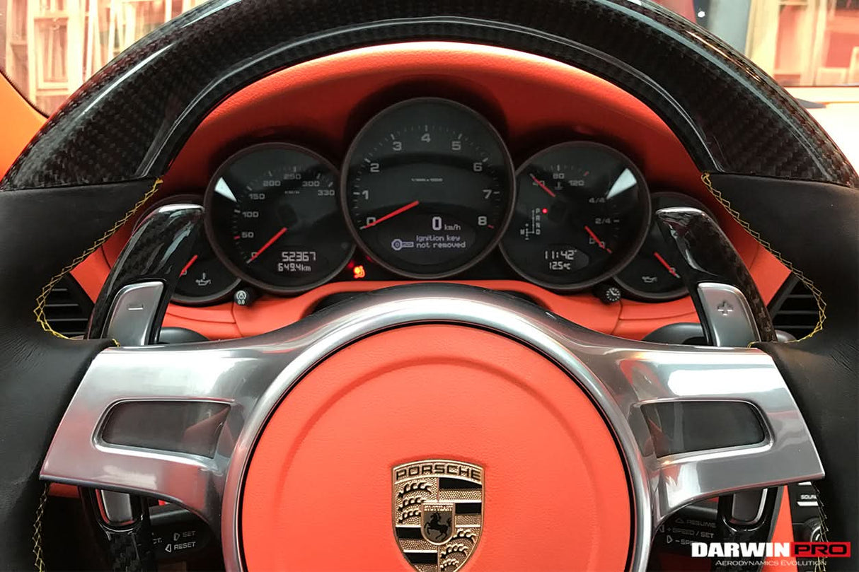 2009-2015 Porsche 911 Autoclave Carbon Fiber Paddle Shifters DarwinPRO (OE) | Fits 997, 991.1