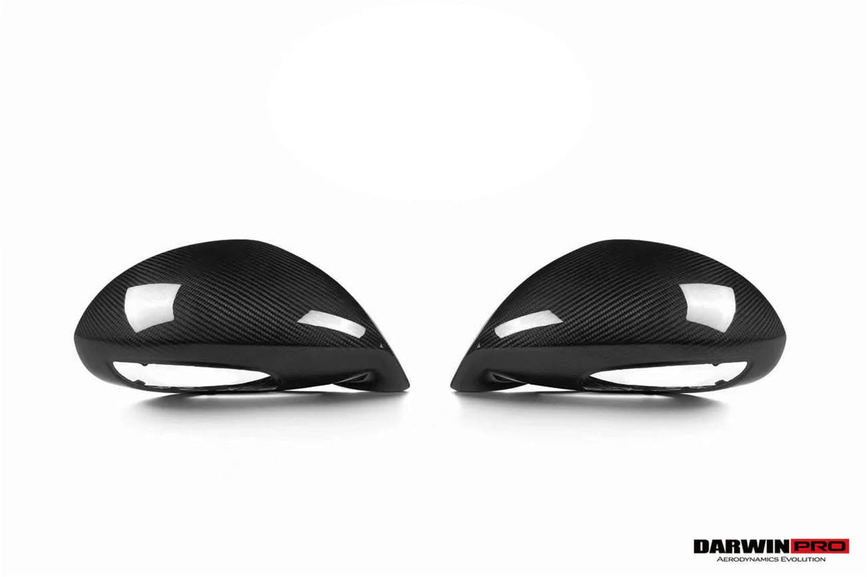 2012-2019 Porsche 911 991 Carrera, Cabriolet, Targa, Turbo | 981 Cayman, Boxster OEM Sport Style Dry Carbon Fiber Mirror Housing Replacement