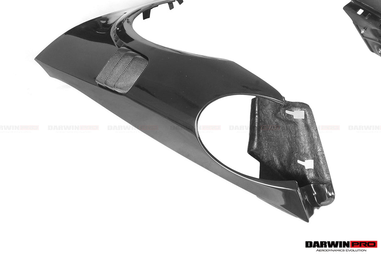 2013-2019 Porsche 911 991 Turbo S GT2RS Style Partial Carbon Fiber Front Bumper and Fender