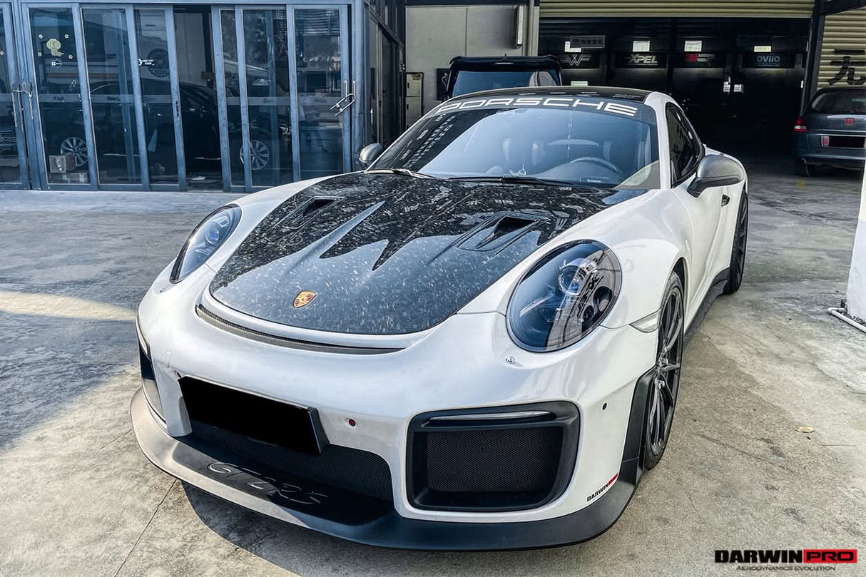 DarwinPRO 2012-2019 Porsche 991 Carrera S & Targa 4 & 4s & GT3 Convert GT2RS Style Carbon Fiber Hood