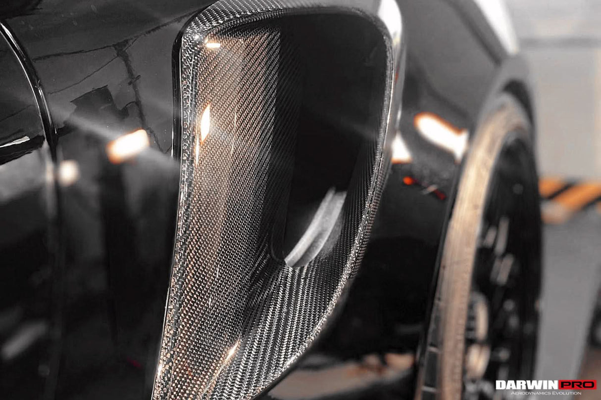 2013-2019 Porsche 991 Turbo S GT2RS Style Carbon Fiber Quarter Panel Side Scoops