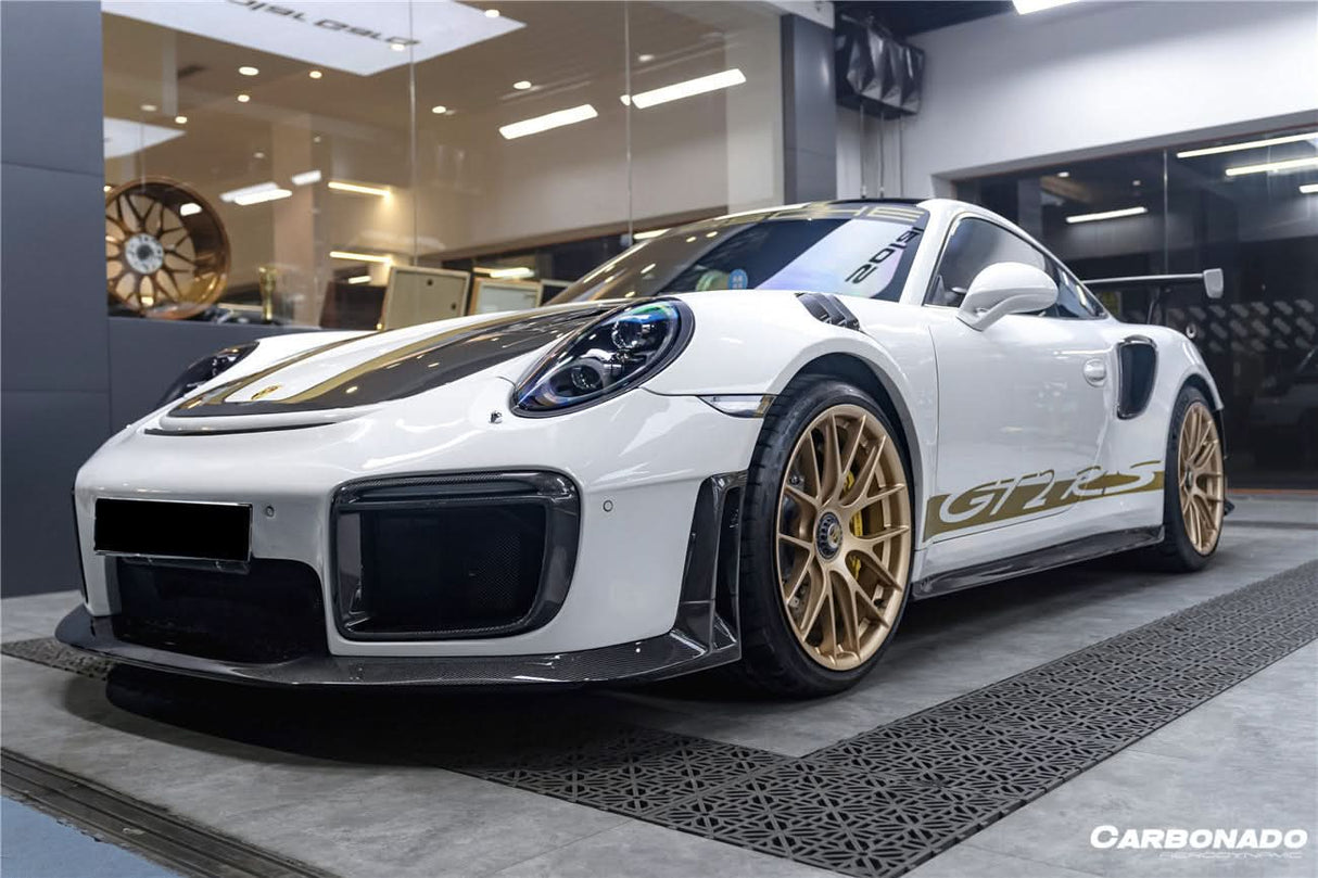 2013-2019 Porsche 991 Turbo S GT2RS Style Carbon Fiber Quarter Panel Side Scoops