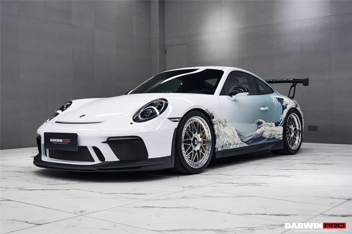 DarwinPRO 2017-2019 Porsche 911 991.2 GT3 Only BKSS Style Carbon Fiber Side Skirts