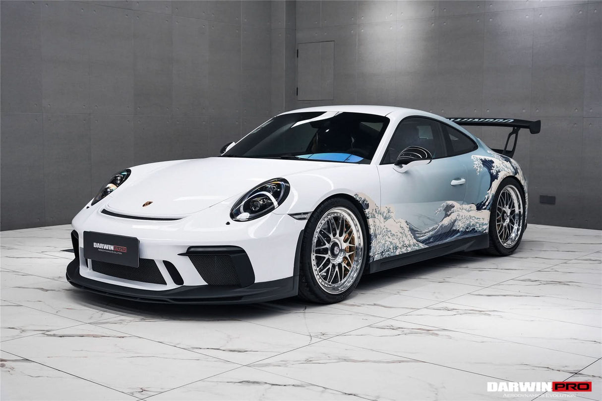 DarwinPRO 2017-2019 Porsche 911 991.2 GT3 Only BKSS Style Carbon Fiber Side Skirts