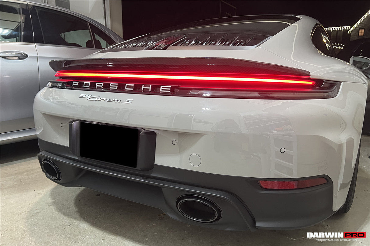 DarwinPRO 2019-UP Porsche 911 992 Carrera S 4 4S Targa Cabriolet BKSS Style Trunk Wing