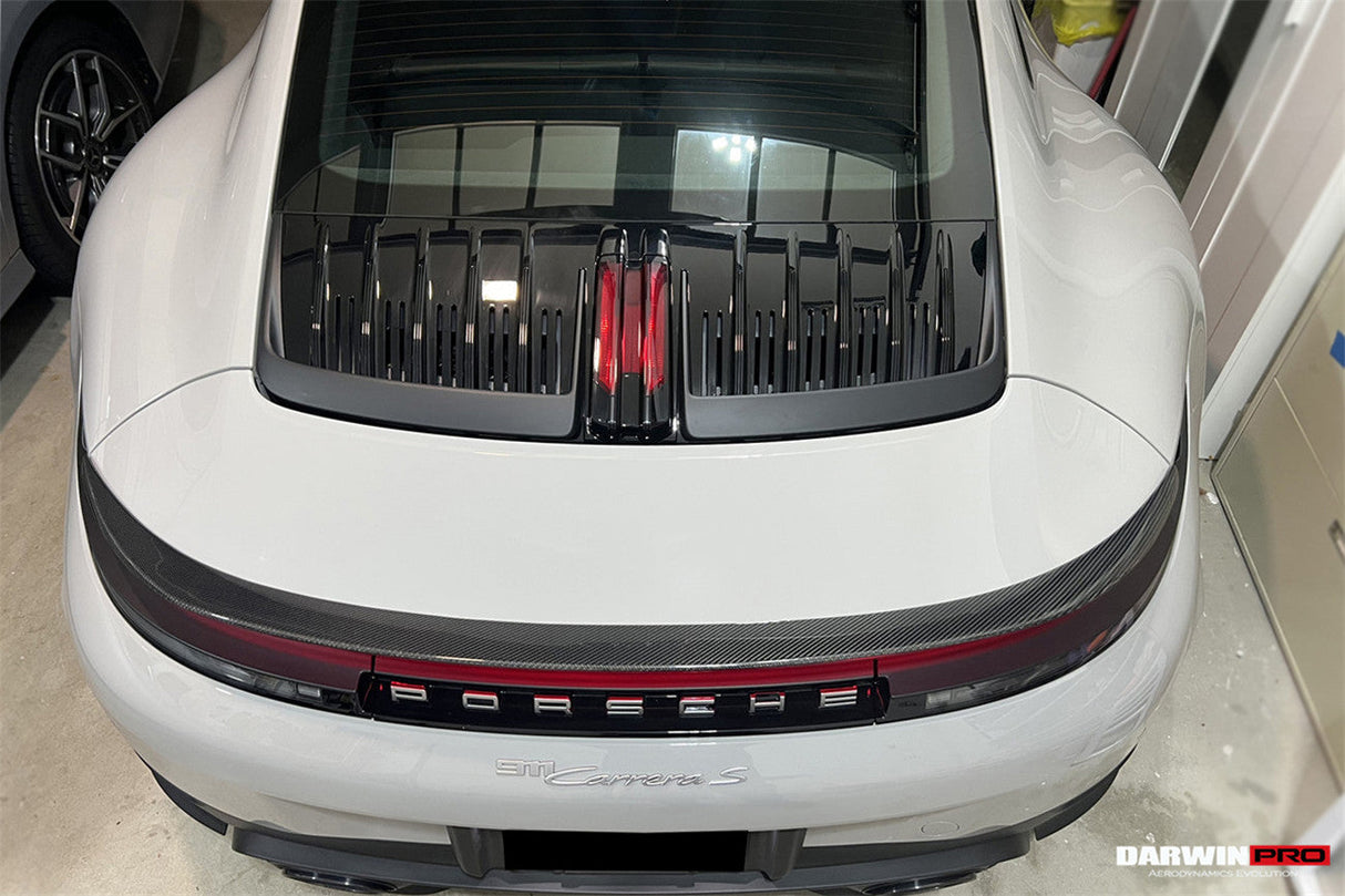 DarwinPRO 2019-UP Porsche 911 992 Carrera S 4 4S Targa Cabriolet BKSS Style Trunk Wing