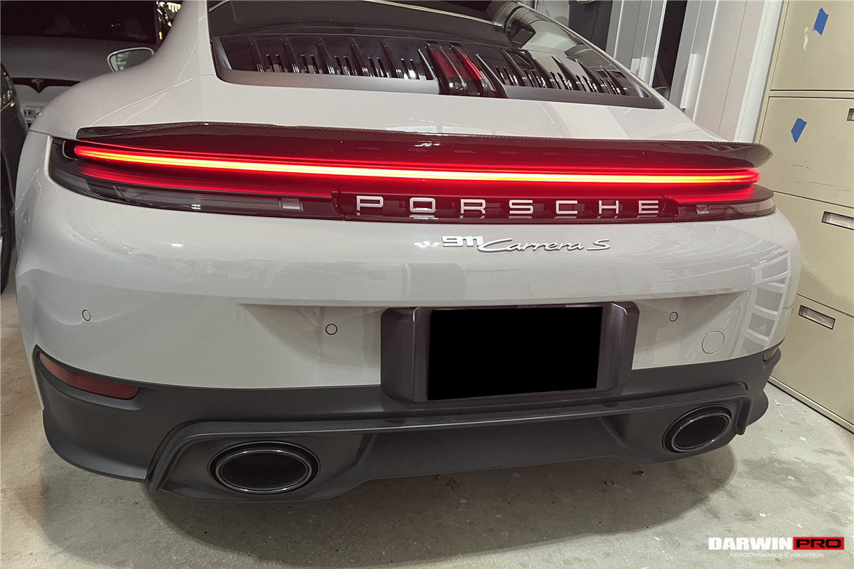 DarwinPRO 2019-UP Porsche 911 992 Carrera S 4 4S Targa Cabriolet BKSS Style Trunk Wing