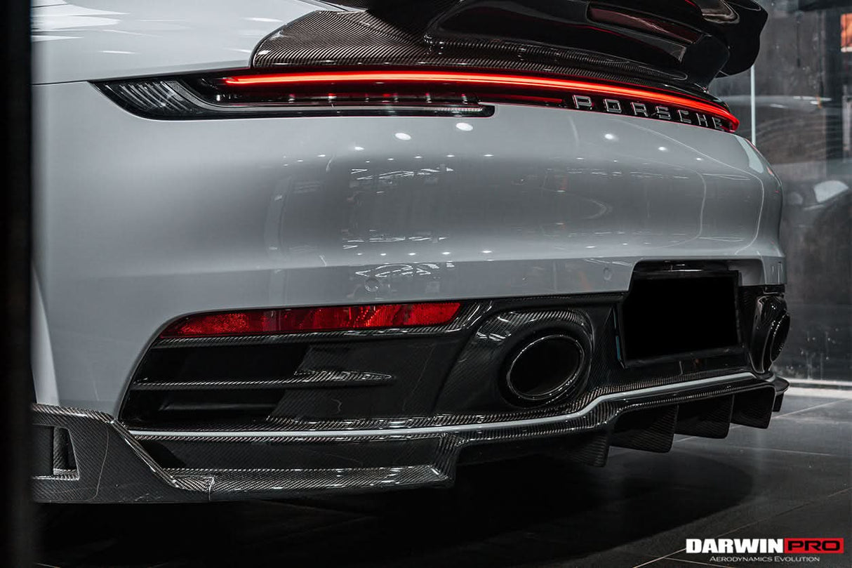 DarwinPRO 2019-2024 Porsche 911 992 Carrera S & 4 & 4S & Targa & Cabriolet BKSS Style Rear Lip