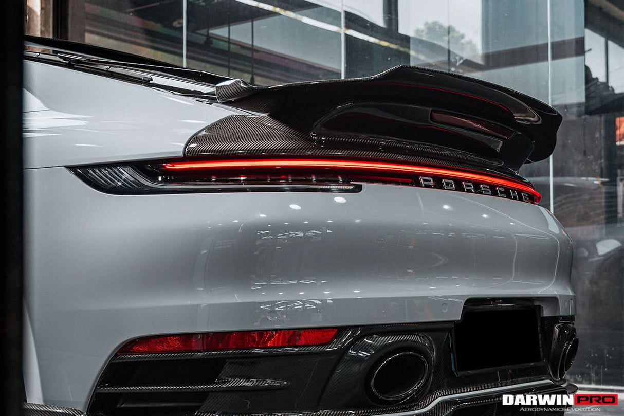 DarwinPRO 2019-2024 Porsche 911 992 Carrera S & 4 & 4S BKSSII Style Trunk Wing