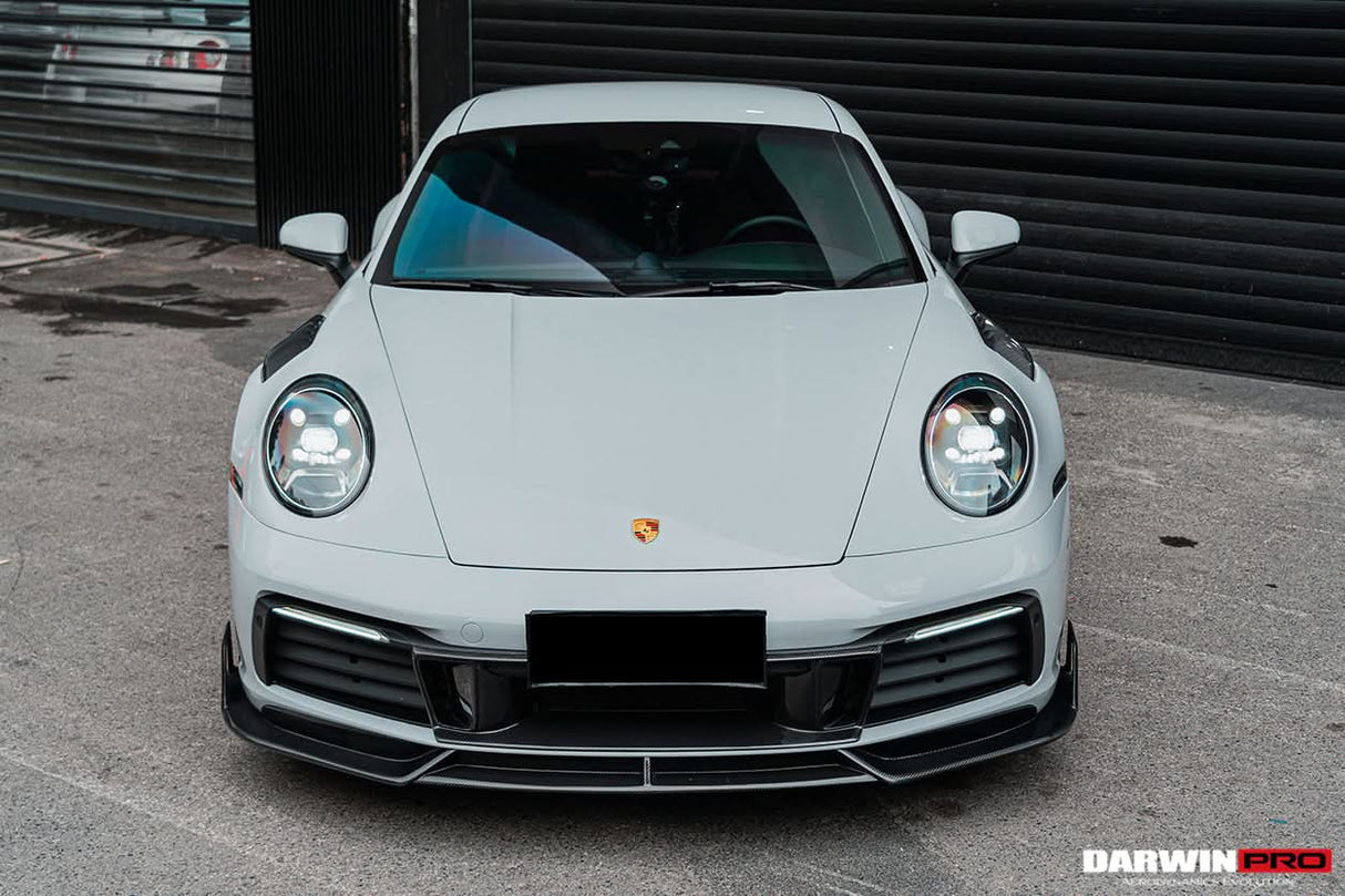 DarwinPRO 2019-2024 Porsche 911 992 Carrera S & 4 & 4S & Targa & Cabriolet BKSS Style Front Middle Lip