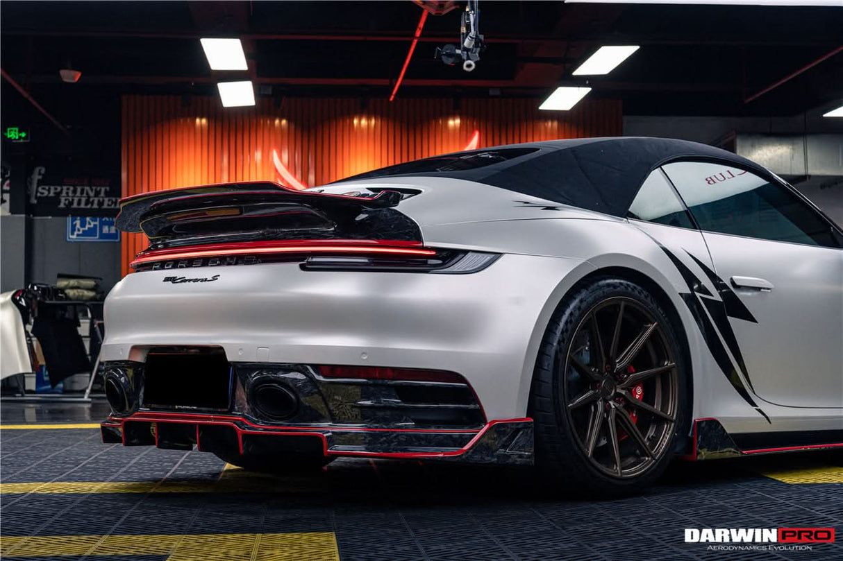 DarwinPRO 2019-2024 Porsche 911 992 Carrera S & 4 & 4S & Targa & Cabriolet BKSS Style Rear Lip