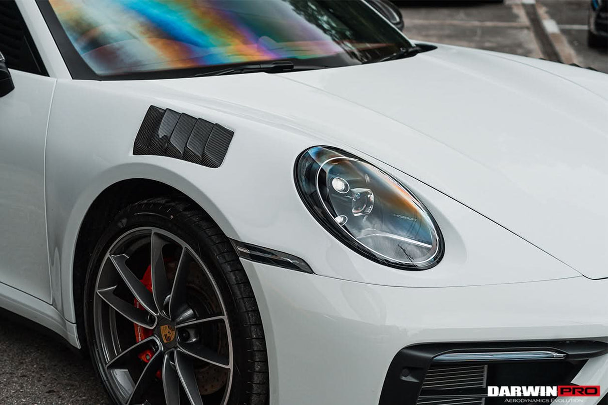 DarwinPRO 2019-2024 Porsche 911 992 Carrera S & 4 & 4S & Targa & Cabriolet BKSS Style Front Fender
