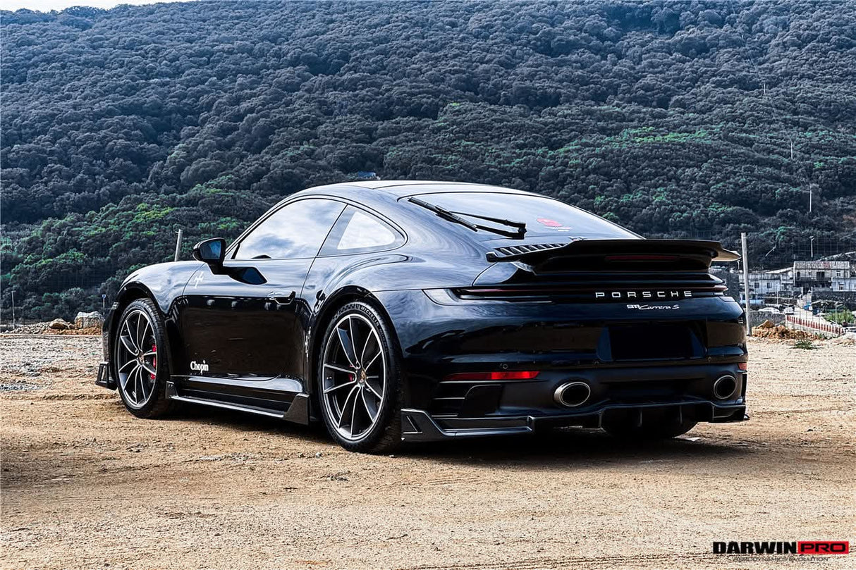 DarwinPRO 2019-2024 Porsche 911 992 Carrera & Targa S & 4 & 4S SD-Sport Design Modl BKSS Style Rear Lip