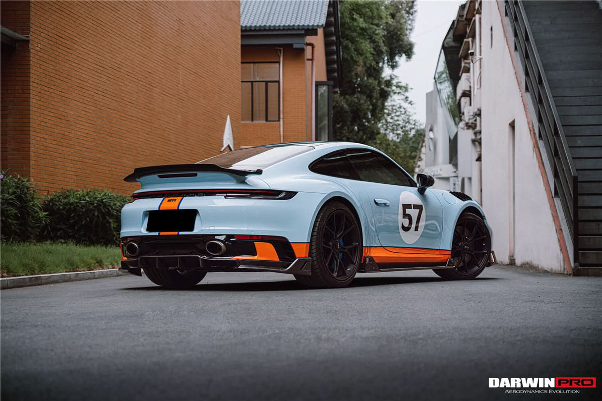 DarwinPRO 2019-2024 Porsche 911 992 Carrera & Targa S & 4 & 4S SD-Sport Design Modl BKSS Style Rear Lip