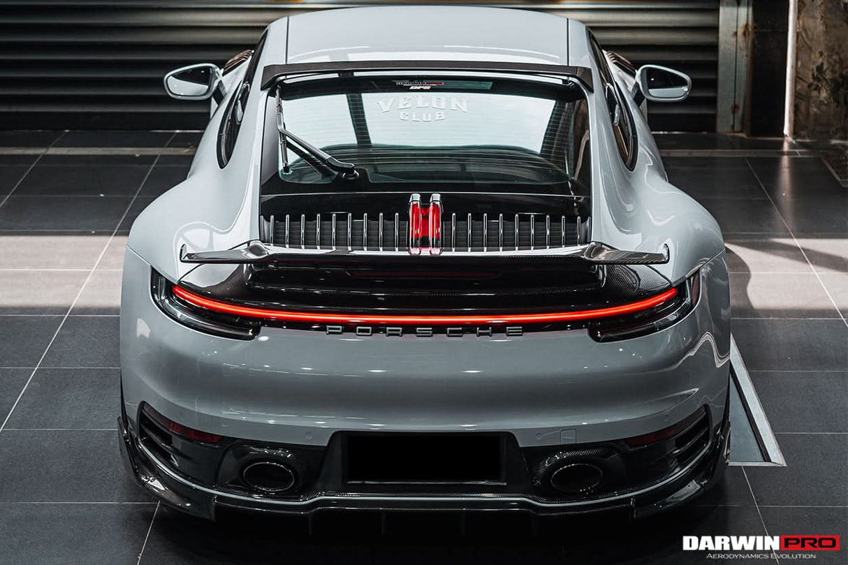 DarwinPRO 2019-2024 Porsche 911 992 2C 4C Carrera S 4 4S BKSS Style Carbon FIber Roof Spoiler