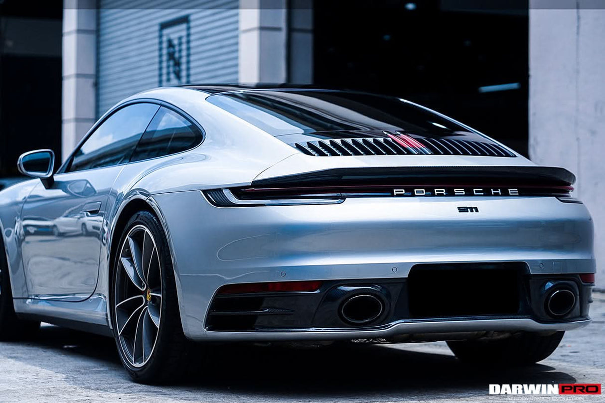 DarwinPRO 2019-2024 Porsche 911 992 Carrera S & 4 & 4S & Targa & Cabriolet OE Style Rear Diffuser