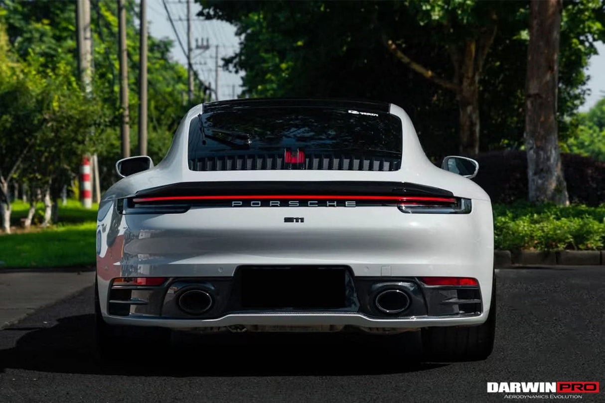 DarwinPRO 2019-UP Porsche 911 992 Carrera S 4 4S Targa Cabriolet BKSS Style Trunk Wing