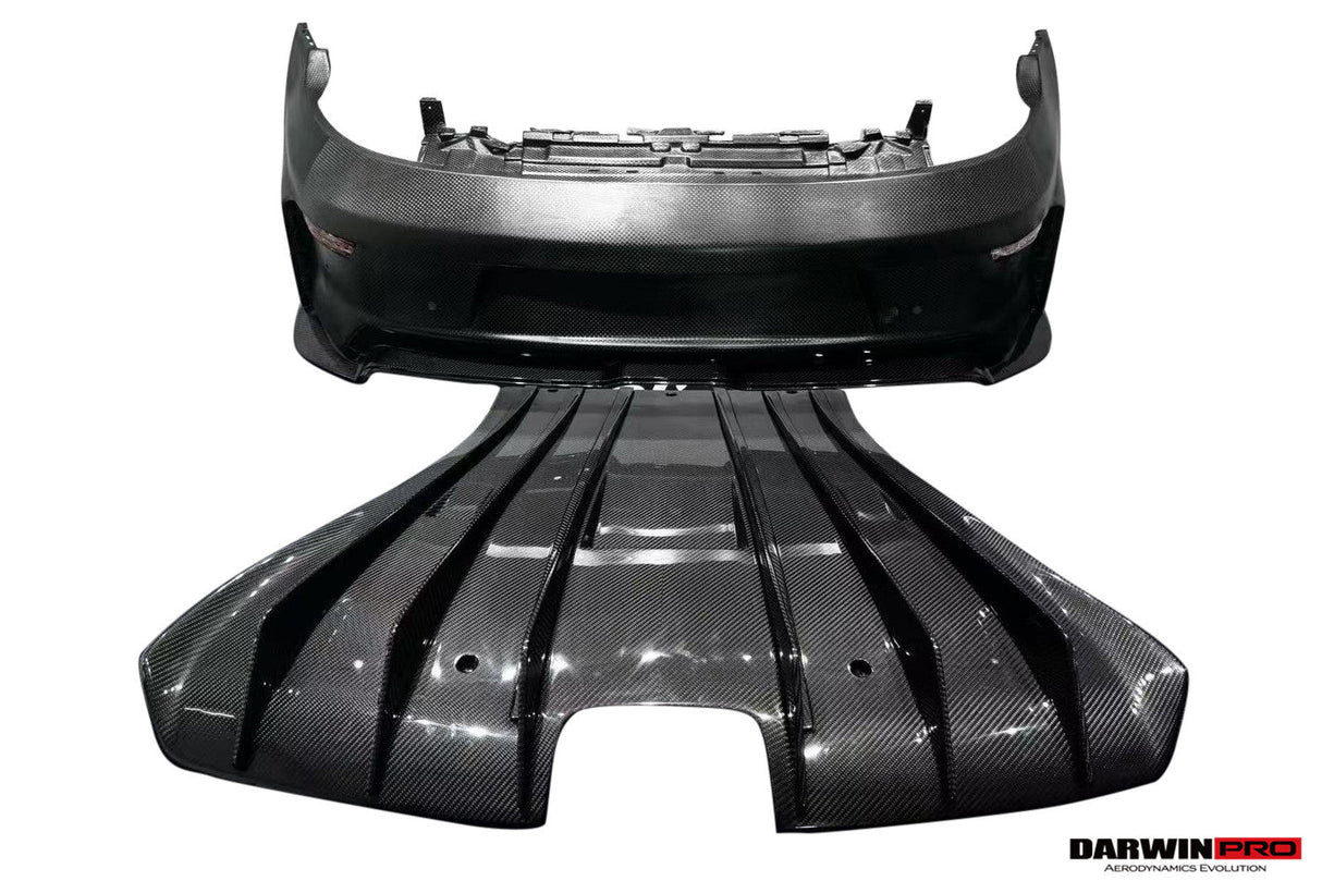 2024-UP Porsche 992.2 Facelift Convert GT3 Style Rear Bumper DarwinPRO (GT3) Fits Carrera & S & 4 & 4S & Targa & Cabriolet